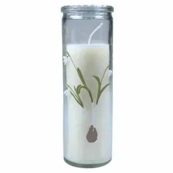 Det Gamle Apotek Kerzen, Leuchter Und Zubehör>Kerze im Glas "Maiglöckchen", weiß