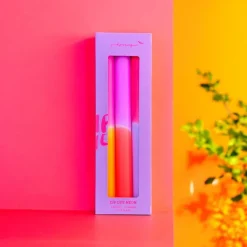 Pink Stories Kerzen, Leuchter Und Zubehör>Kerzen Dip Dye Neon "Grape Bliss"