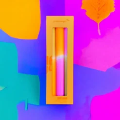 Pink Stories Kerzen, Leuchter Und Zubehör>Kerzen Dip Dye Neon "Honey Glaze"