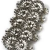 Goodz by Inge Kerzen, Leuchter Und Zubehör>Kerzenhalter Clip, silber, 10Stück, 4cm, Metall