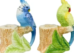 Hoff-Interieur Kerzen, Leuchter Und Zubehör>Kerzenhalter Paradise Birds 14,5cm sortiert