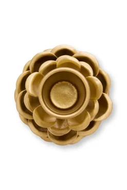 Pip Studio Beleuchtung>Kerzenständer „Tannenzapfen", gold, H: 11cm