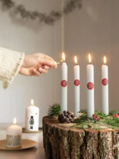 Moses Dekoration>Kerzen-Tattoos Winterwunder