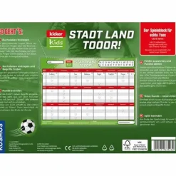 Kosmos Familien- Und Gesellschaftsspiele>Kicker Kids Stadt - Land - Tor!