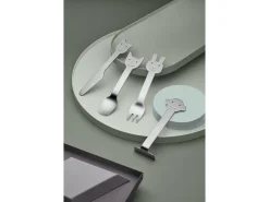 Gense Edelstahl Und Kunststoff>Kinderbesteck Animal Friends 4 teilig, matt/glänze