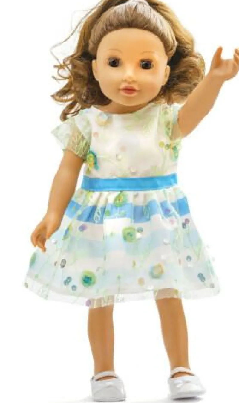 Heless GmbH Puppenzubehör>Kleid "Blumenmeer" Gr. 35-45cm