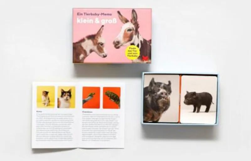 Laurence King Familien- Und Gesellschaftsspiele>Klein & Groß Tierbaby-Memo