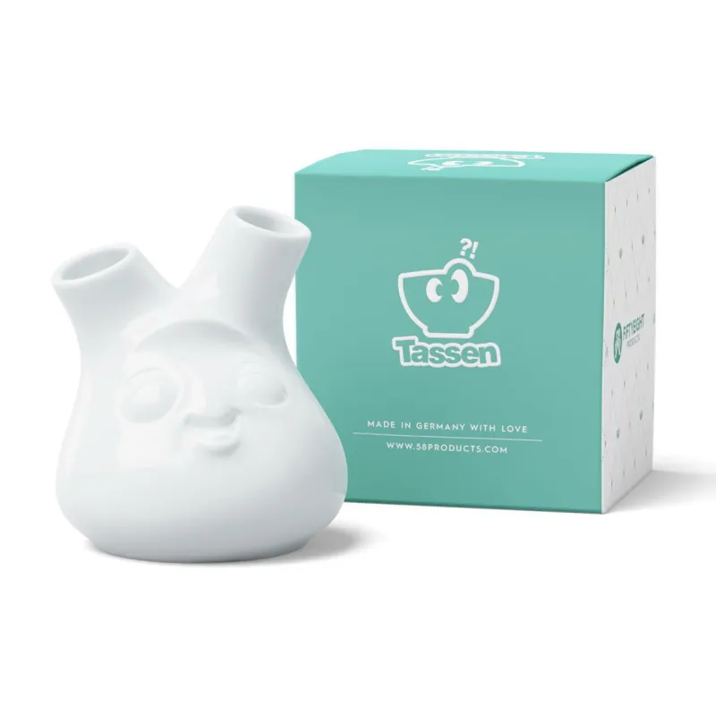 58 fiftyeight Vasen>Kleine Vase Kess weiß 10cm