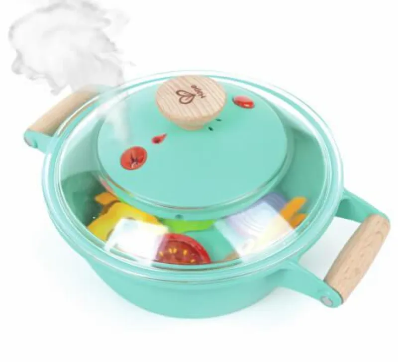 Hape Kaufladen Und Spielküche>Kleiner Küchenchef Dampfgarer-Kochset