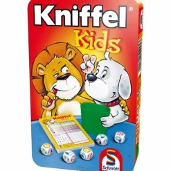 Schmidt Spiele Kinderspiele>Kniffel Kids (Metalldose) - Mitbringspiel
