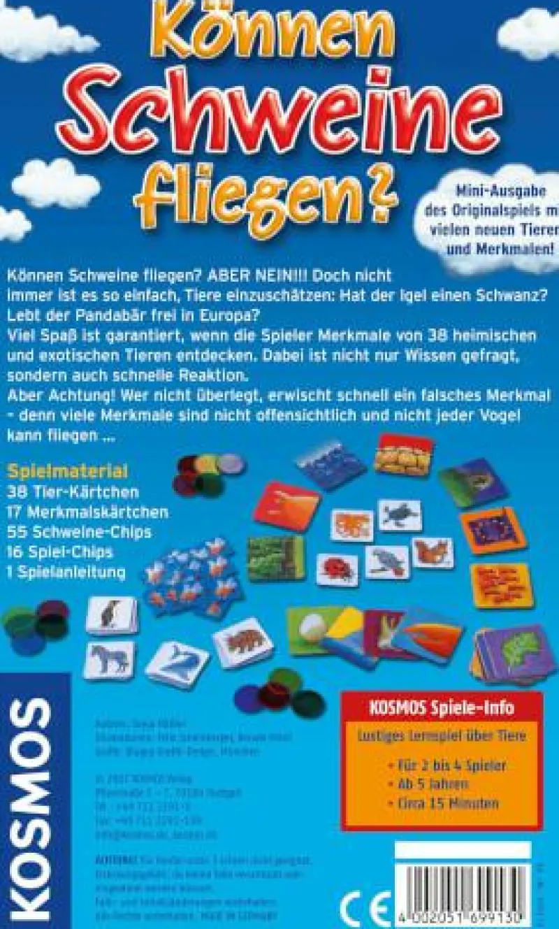 Kosmos Kinderspiele>Können Schweine fliegen? - Tiere und ihre Merkmale