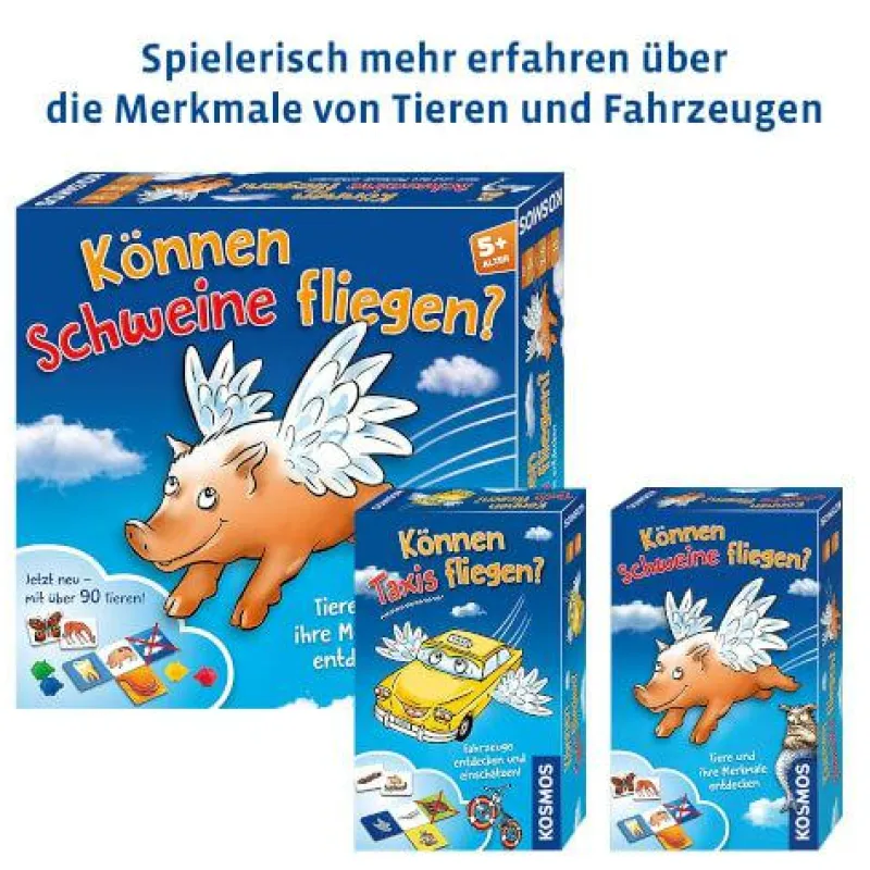 Kosmos Kinderspiele>Können Schweine fliegen? - Tiere und ihre Merkmale