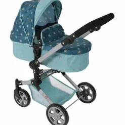 Sieglinde Bayer Puppenwagen Und Buggys>Kombi-Puppenwagen LINUS türkis