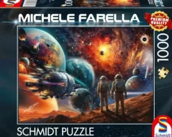 Schmidt Spiele Erwachsenenpuzzle>Kosmische Farbenpracht, Reise ins Weltall - Puzzle