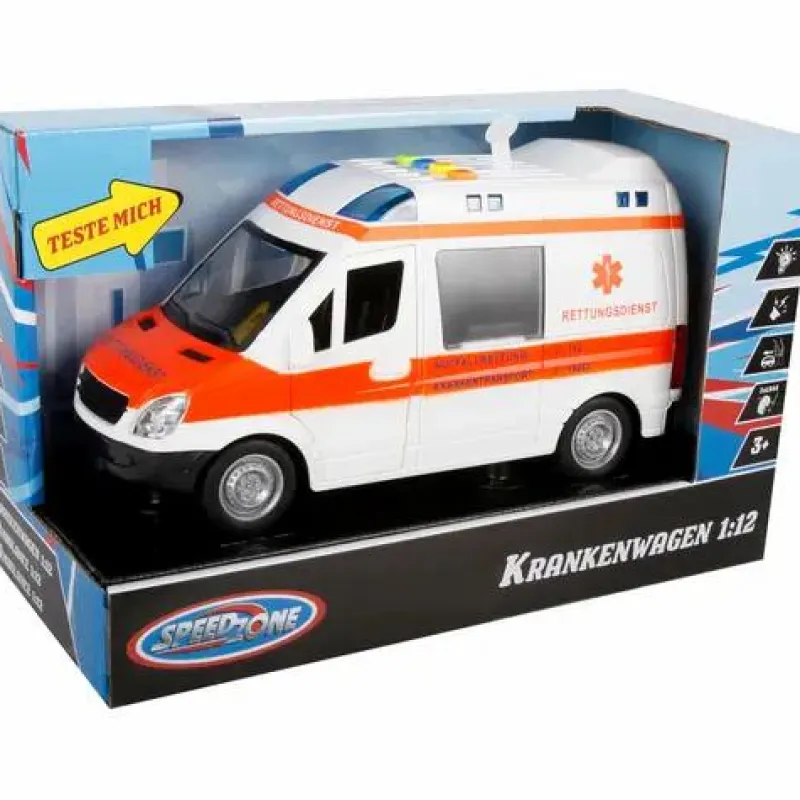 Speedzone Fahrzeuge Und Fluggeräte>Krankenwagen mit Licht und Sound