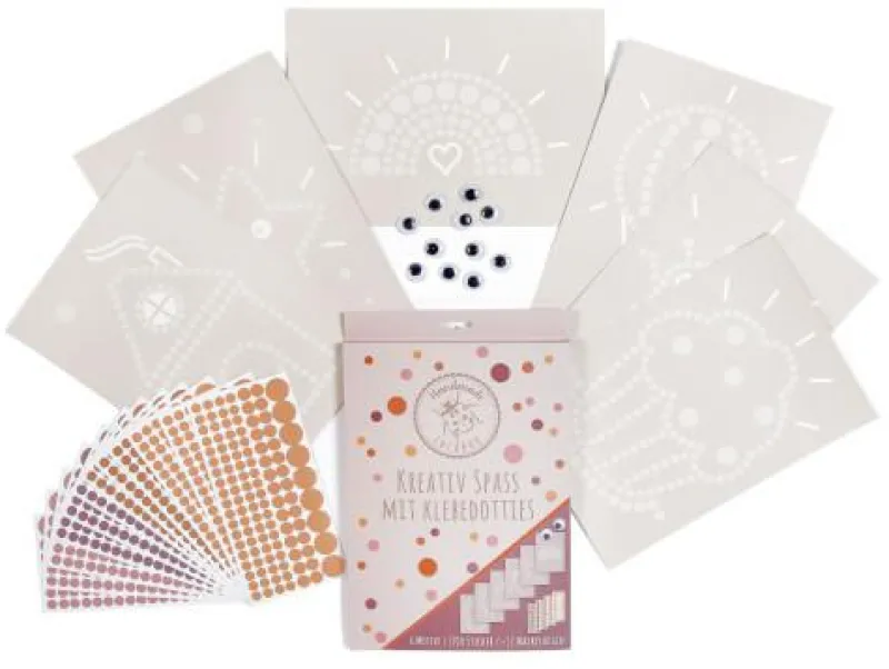 Vedes Basteln>Kreativ Spass mit Klebedotties PASTELL-Farben'', 6