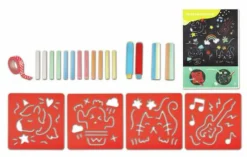 Hape Malen Und Zeichnen>Kreidekunst und Schablone