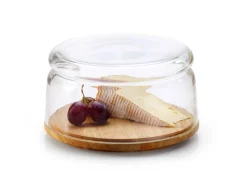 Continenta Aufbewahrung In Der Küche>Käseglocke/Schüssel 2-tlg Gummibaumholz Ø 16x9cm