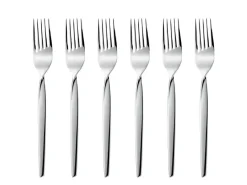 Gense Edelstahl Und Kunststoff>Kuchengabel Twist 6 Stück, glänzend