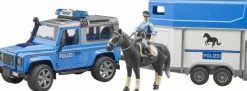 Bruder Fahrzeuge Und Fluggeräte>Land Rover Defender Polizeifahrzeug