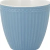 Greengate Henkelbecher>Latte Becher sky blue Alice
