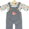 Heless GmbH Puppenzubehör>Latzhose mit T-Shirt "Wal Bobby" Gr. 28-35cm