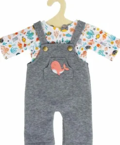 Heless GmbH Puppenzubehör>Latzhose mit T-Shirt "Wal Bobby" Gr. 28-35cm