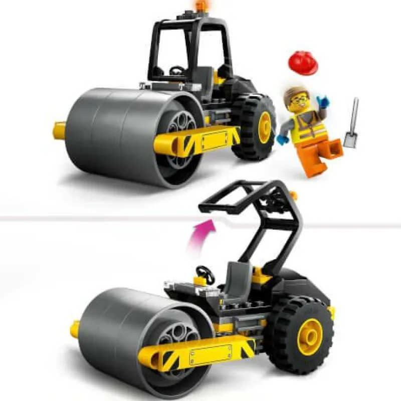 LEGO® Klemm- Und Magnetbaukästen>City Straßenwalze 60401