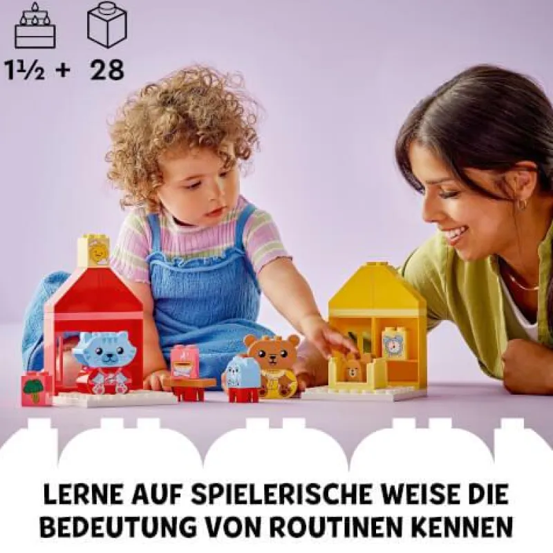 LEGO® Bauen>DUPLO® Alltagsroutinen: Essen & Schlafenszei