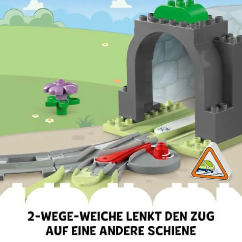 LEGO® Bauen>DUPLO® Eisenbahntunnel und Schienen – Erweit