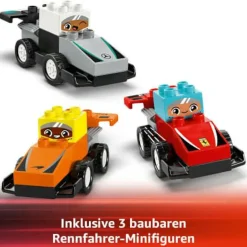 LEGO® Bauen>DUPLO® F1® Team Rennautos mit Rennfahrern 10