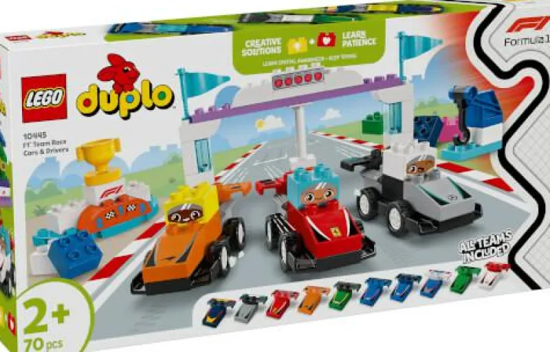 LEGO® Bauen>DUPLO® F1® Team Rennautos mit Rennfahrern 10