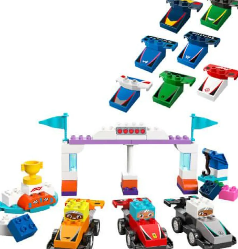 LEGO® Bauen>DUPLO® F1® Team Rennautos mit Rennfahrern 10