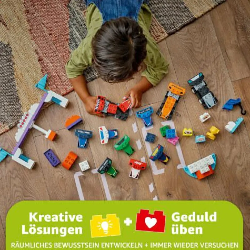 LEGO® Bauen>DUPLO® F1® Team Rennautos mit Rennfahrern 10