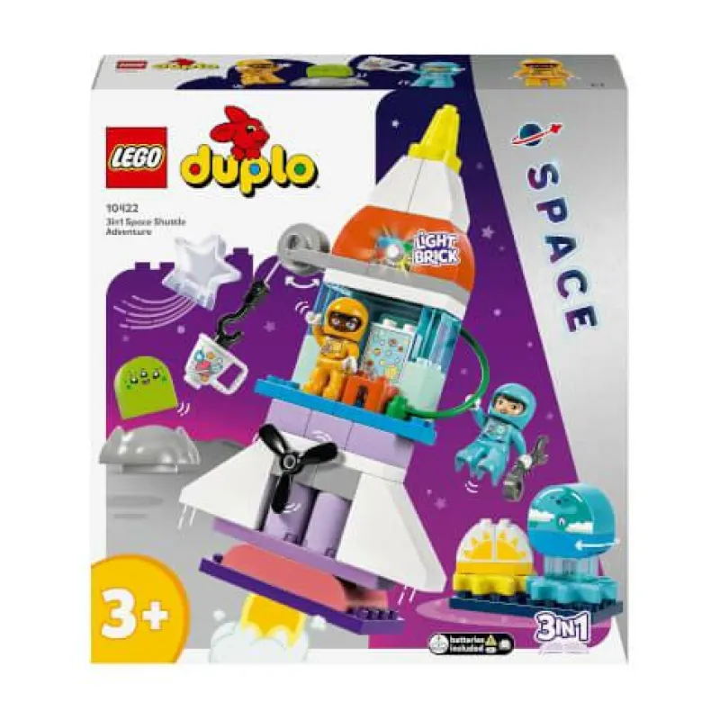 LEGO® Bauen>DUPLO® 3-in-1-Spaceshuttle für viele Abenteu