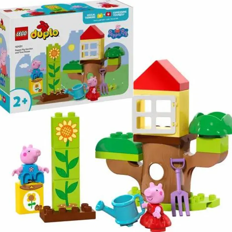 LEGO® Bauen>DUPLO® Peppa Pig Peppas Garten mit Baumhaus