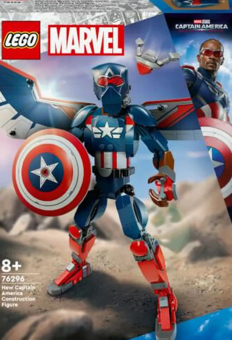 LEGO® Klemm- Und Magnetbaukästen>Marvel™ New Captain America Baufigur 76296