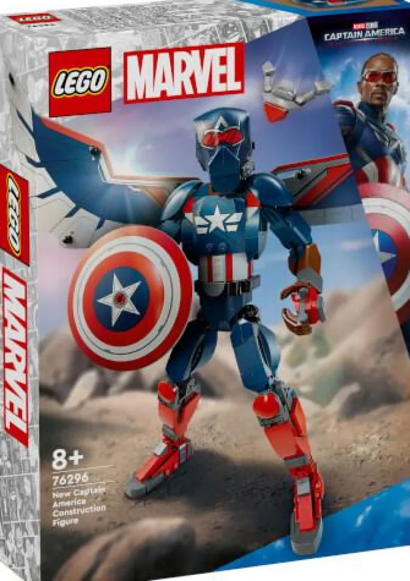 LEGO® Klemm- Und Magnetbaukästen>Marvel™ New Captain America Baufigur 76296