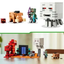 LEGO® Klemm- Und Magnetbaukästen>Minecraft™ Hinterhalt am Netherportal 21255
