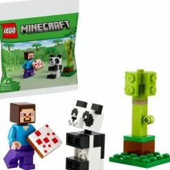 LEGO® Klemm- Und Magnetbaukästen>Minecraft™ Steve mit Baby-Panda 30672