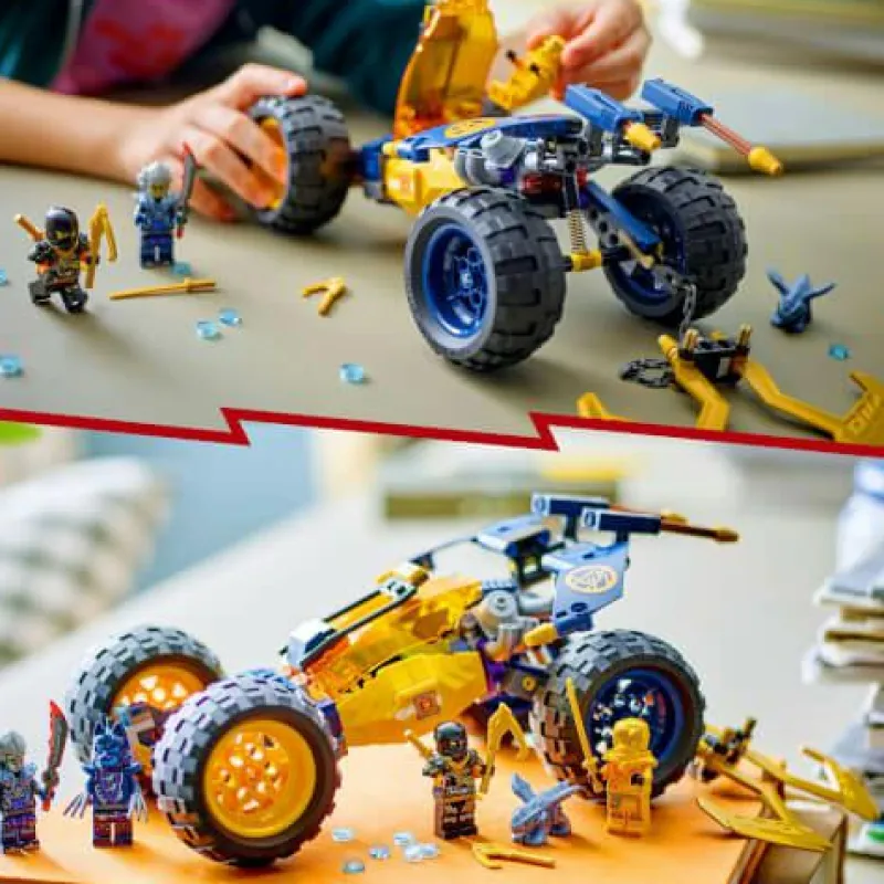 LEGO® Klemm- Und Magnetbaukästen>NINJAGO® Arins Ninja-Geländebuggy 71811