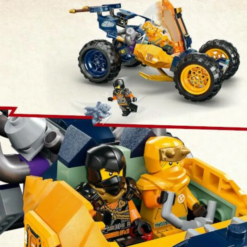 LEGO® Klemm- Und Magnetbaukästen>NINJAGO® Arins Ninja-Geländebuggy 71811