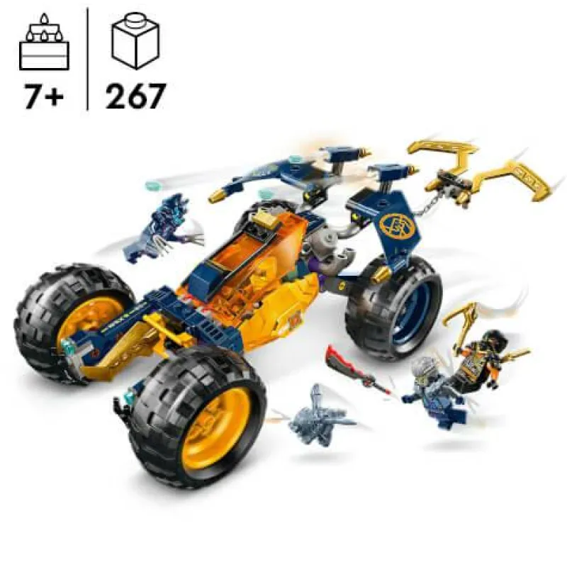 LEGO® Klemm- Und Magnetbaukästen>NINJAGO® Arins Ninja-Geländebuggy 71811