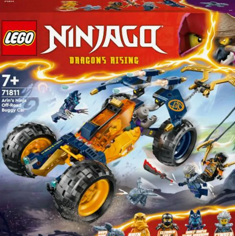 LEGO® Klemm- Und Magnetbaukästen>NINJAGO® Arins Ninja-Geländebuggy 71811