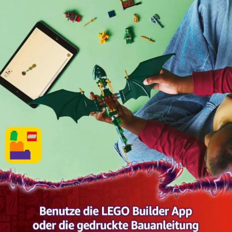 LEGO® Klemm- Und Magnetbaukästen>NINJAGO® Lloyds grüner Walddrache 71829