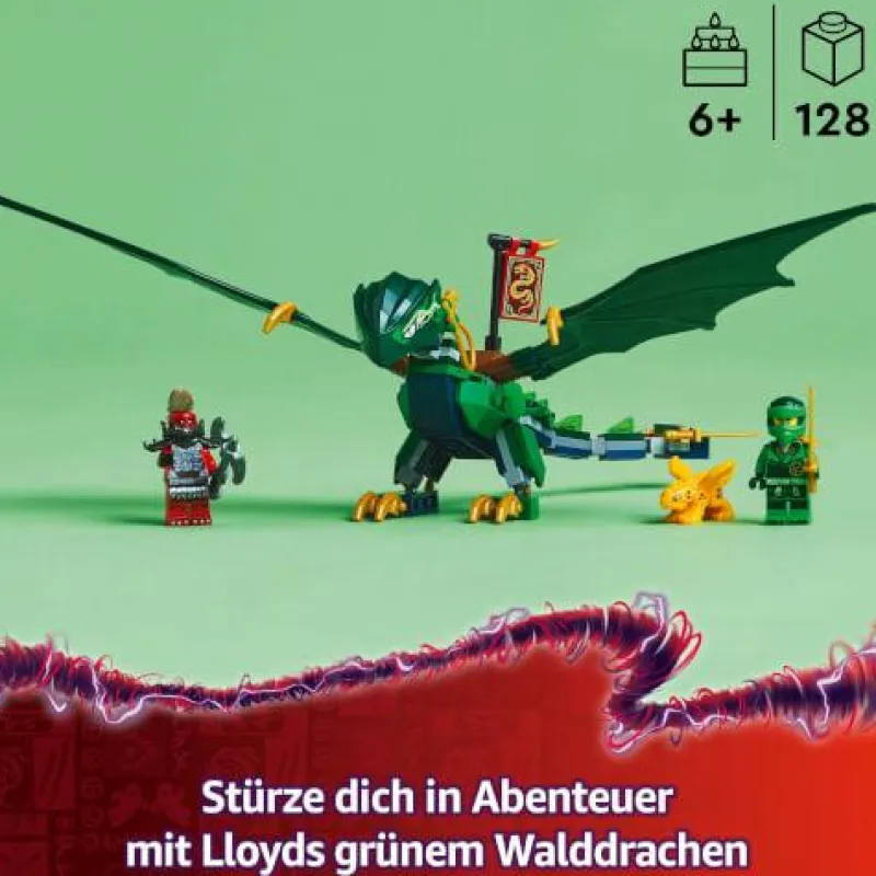 LEGO® Klemm- Und Magnetbaukästen>NINJAGO® Lloyds grüner Walddrache 71829