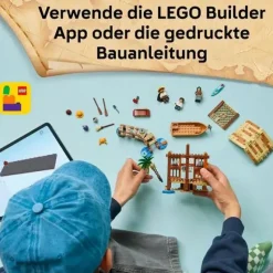 LEGO® Klemm- Und Magnetbaukästen>ONE PIECE Hütte im Windmühlendorf 75636