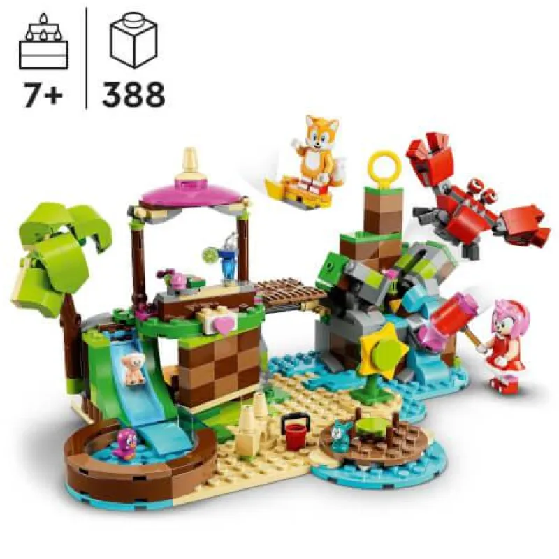 LEGO® Klemm- Und Magnetbaukästen>Sonic the Hedgehog™ Amys Tierrettungsinsel 7