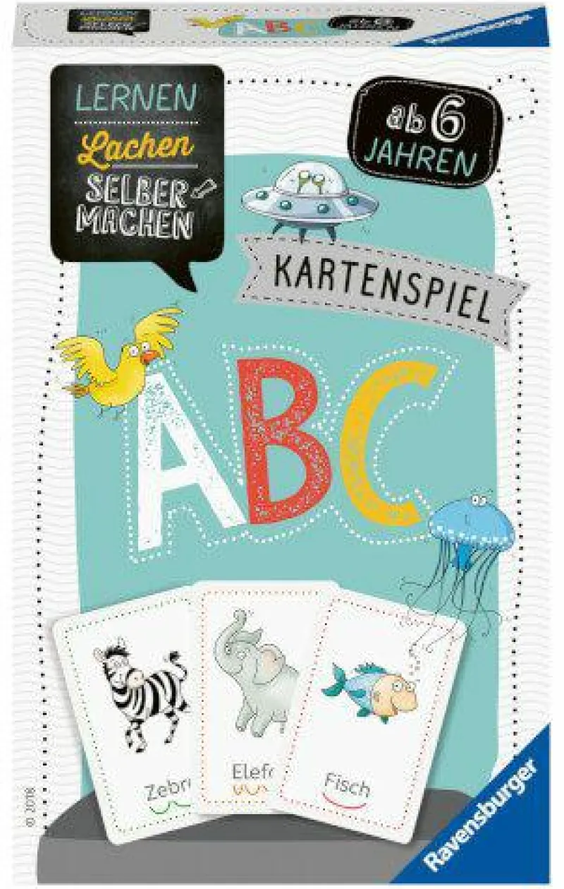 Ravensburger Lernspiele>Lernen Lachen Selbermachen: Kartenspiel ABC