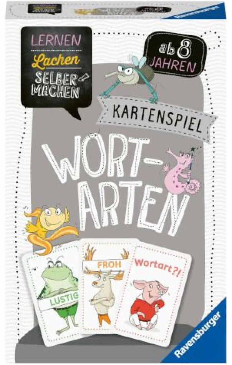 Ravensburger Lernspiele>Lernen Lachen Selbermachen: Kartenspiel Wortarten
